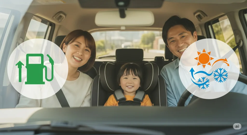 車にサーキュレーターを後付けするメリット