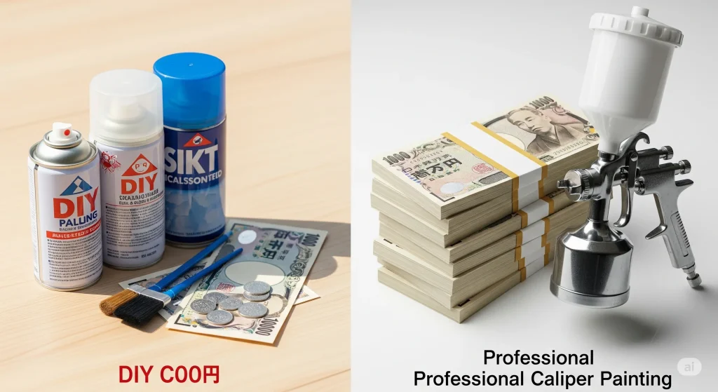 キャリパー塗装にかかる料金の相場