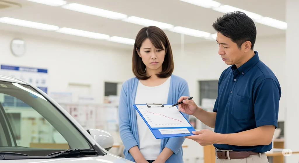 OEM車の購入後の下取り価格は安くなる?